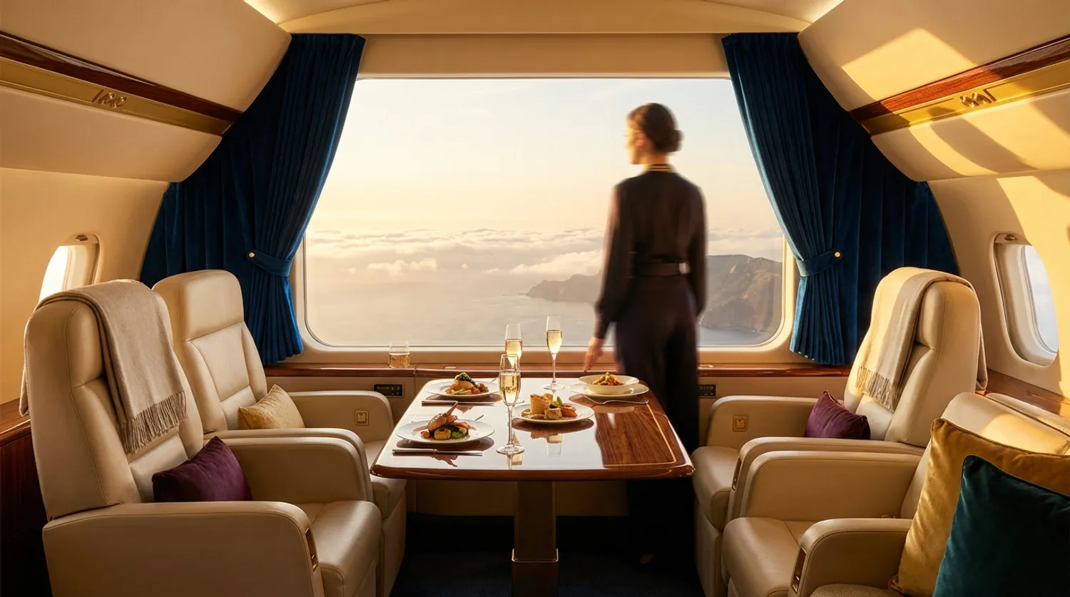 Exclusive Peek Inside the World's Most Luxurious Flight Experience