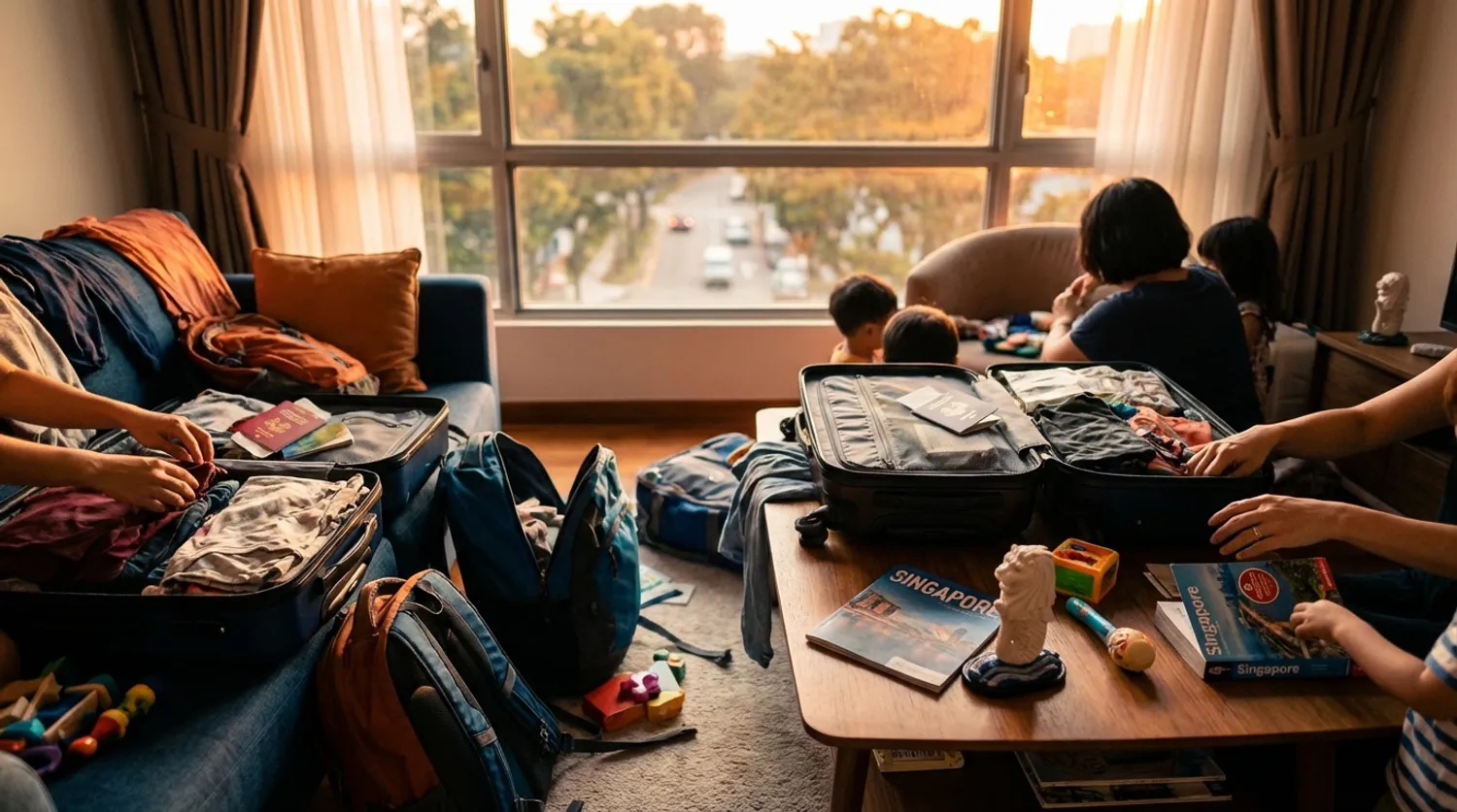 Experience the Beautiful Chaos of Family Travel Prep to Singapore