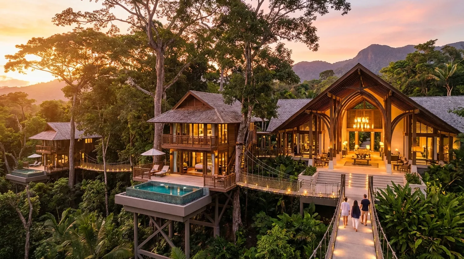 Discover the Magic of Luxury Treehouses at This Incredible Resort
