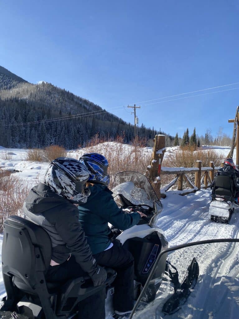 Snowmobiling Tours In Park City, Utah With Kids