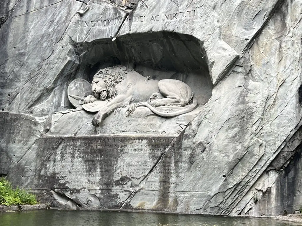 Lucerne Things To Do Switzerland Family Vacation: Lions Of Lucerne
