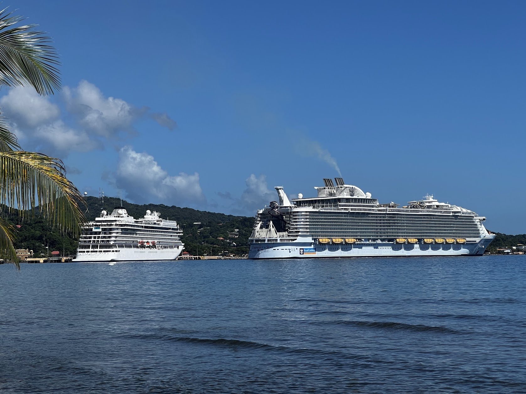 Royal Caribbean Cruise Ship In Roatan Honduras