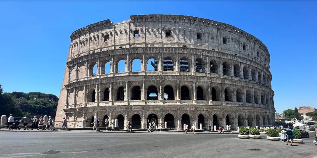Roman Forum And Colosseum