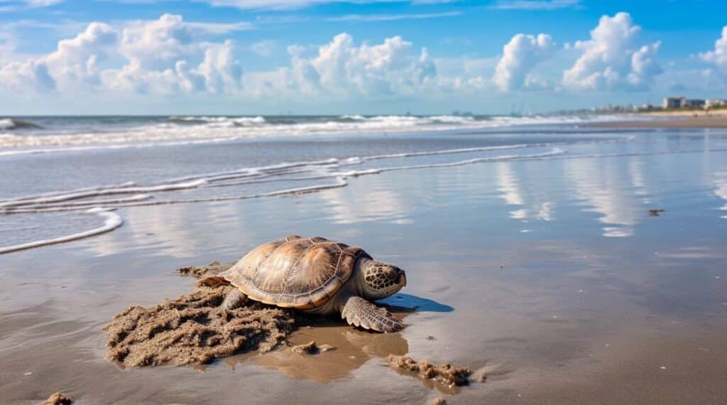 Sea Turtles At Daytona Beach