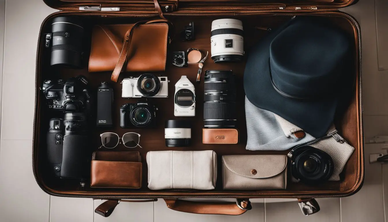 A Neatly Organized Suitcase With All The Recommended Essentials For A Trip To Cabo San Lucas.