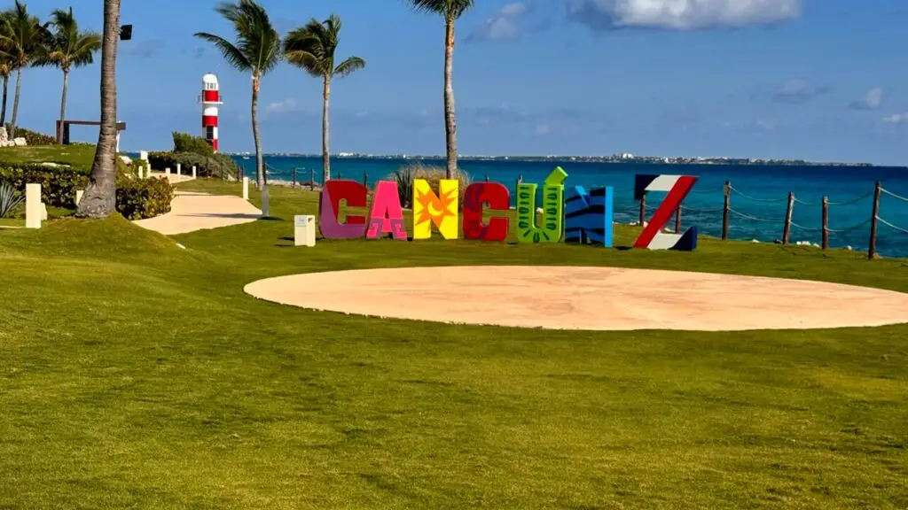 Hyatt Ziva Cancun Sign