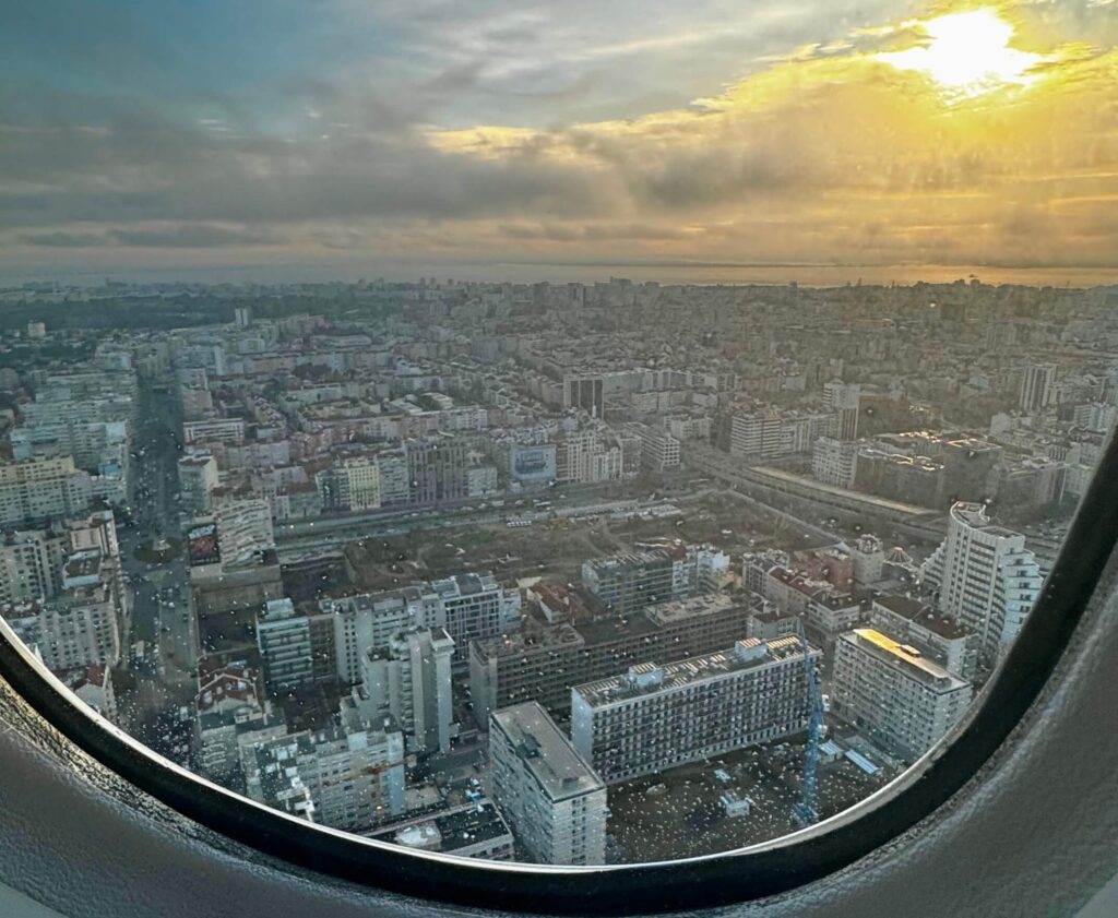 Landing In Lisbon, Outside Window View