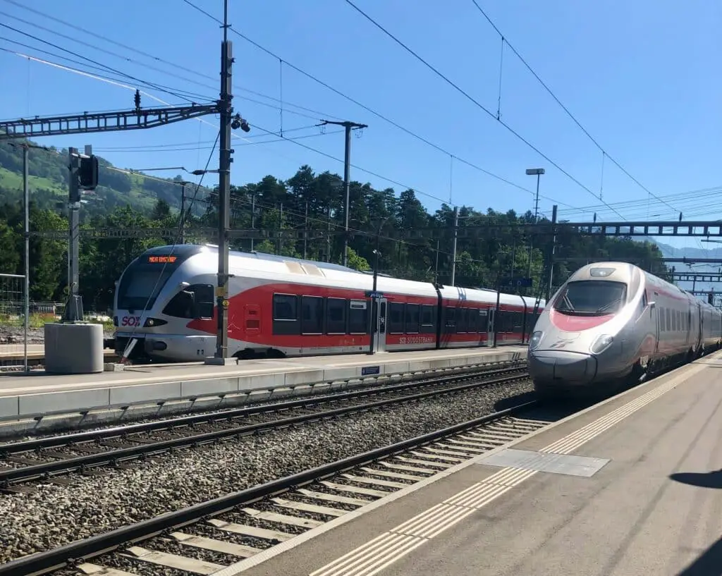 Switzerland Train High Speed To Italy