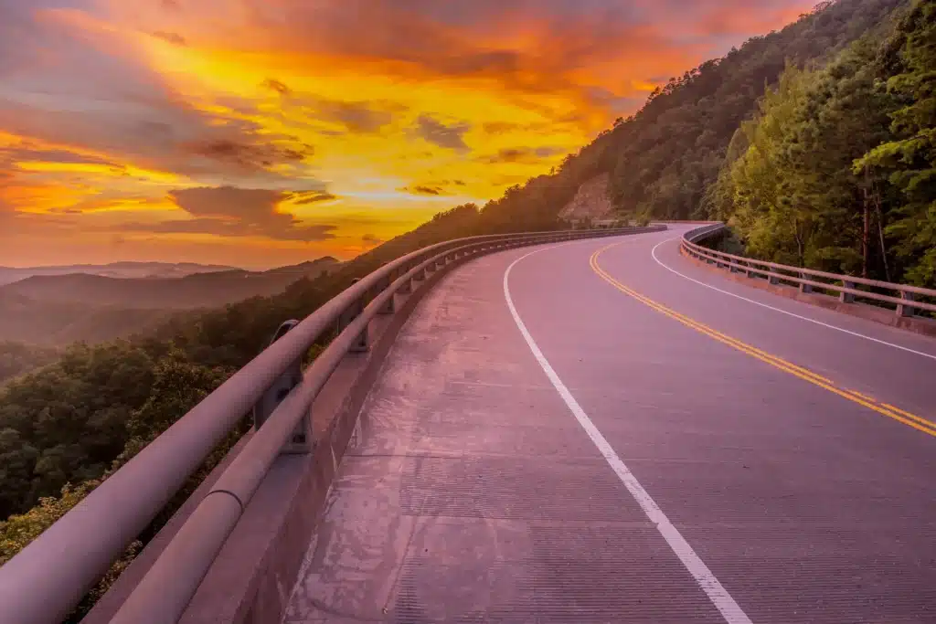 Sunset On The Foothills Parkway 