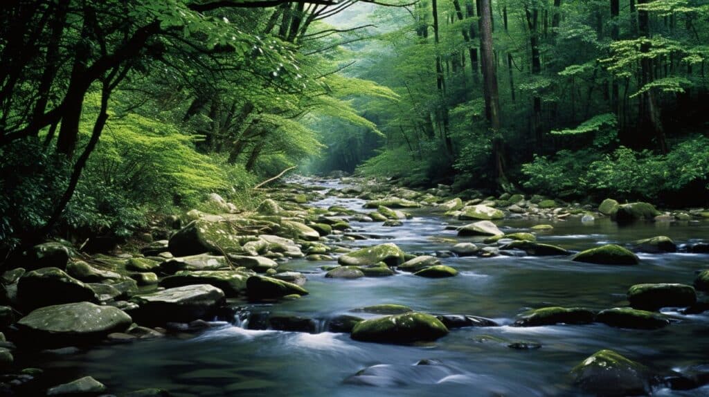 Creek In The Great Smoky Mountains National Park